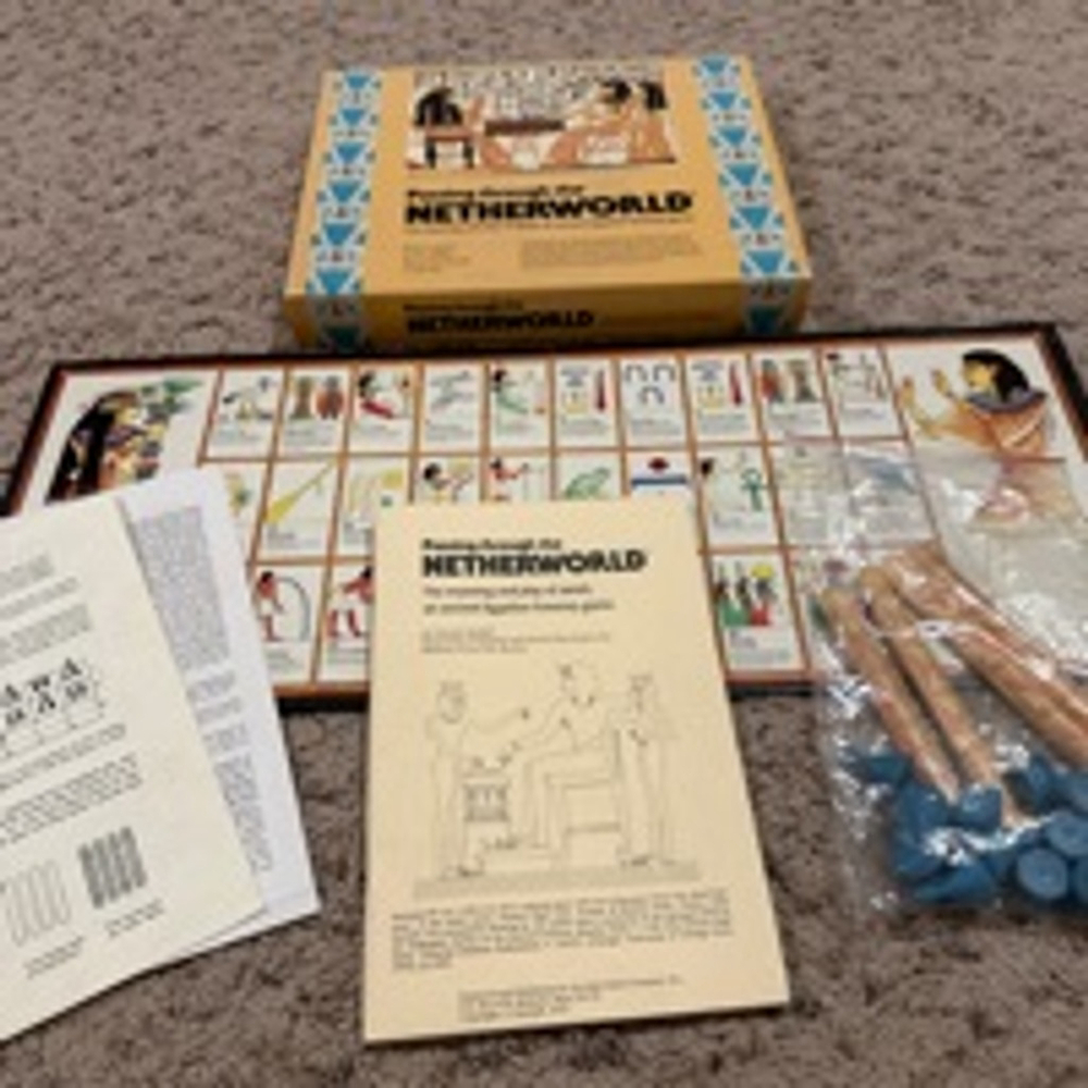Vintage Kirk Game Company Board Game Egyptian Passing through the Netherworld